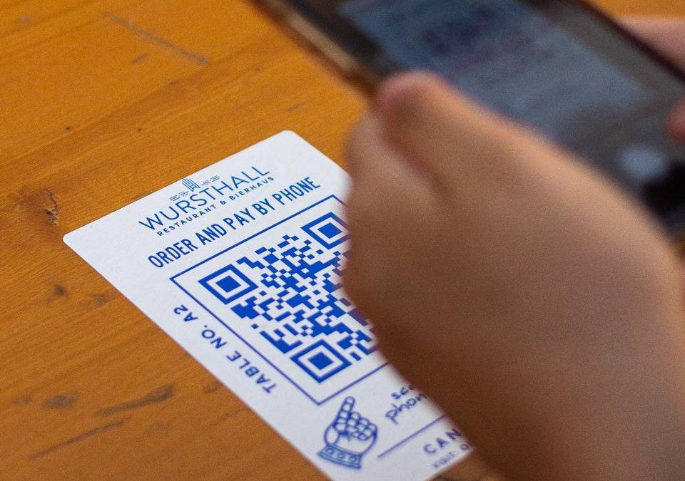 Restaurant order and pay qr code